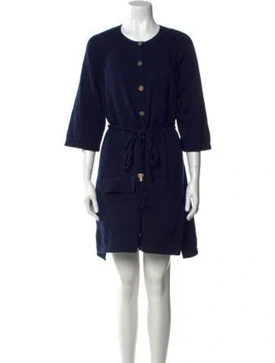 Pre-owned Chanel 2018 Paris-greece Sweater In Blue