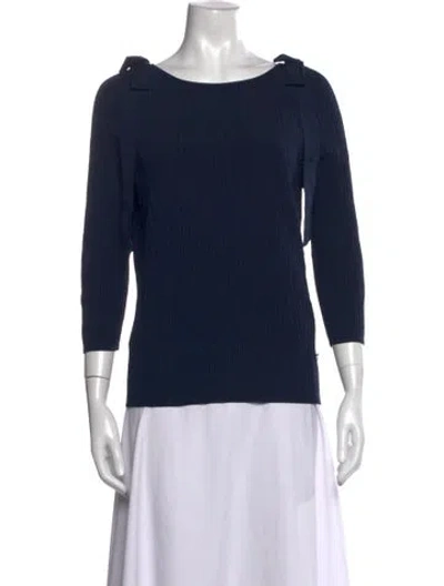 Pre-owned Chanel 2018 Paris-greece Sweater In Blue