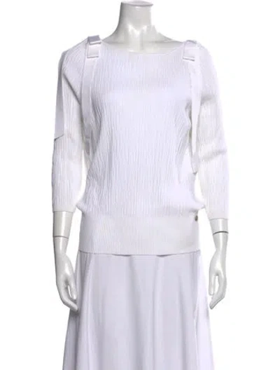 Pre-owned Chanel 2018 Paris-greece Sweatshirt In White