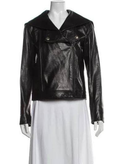Pre-owned Chanel 2018 Paris-hamburg Biker Jacket In Black