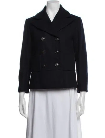 Pre-owned Chanel 2018 Paris-hamburg Blazer In Blue