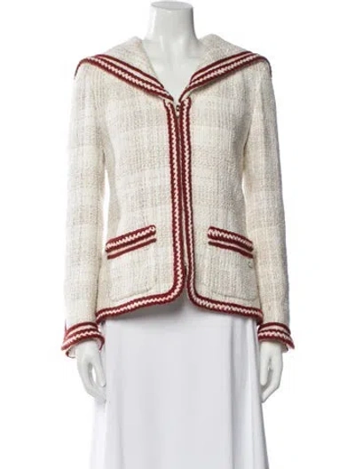 Pre-owned Chanel 2018 Paris-hamburg Evening Jacket In Neutral