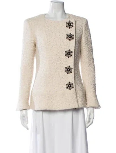 Pre-owned Chanel 2018 Paris-hamburg Jacket In Neutral