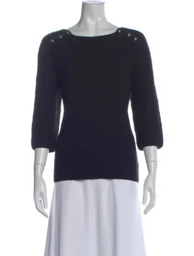 Pre-owned Chanel 2018 Paris-hamburg Sweater In Black