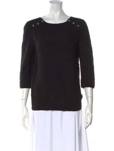 Pre-owned Chanel 2018 Paris-hamburg Sweater In Black