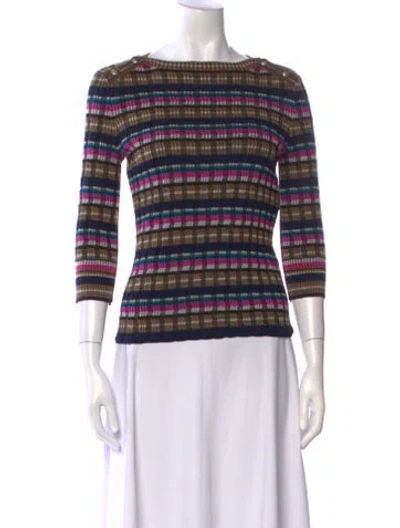 Pre-owned Chanel 2018 Paris-hamburg Sweater In Blue