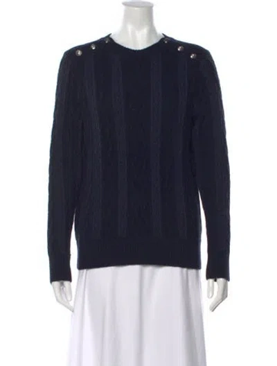 Pre-owned Chanel 2018 Paris-hamburg Sweater In Blue