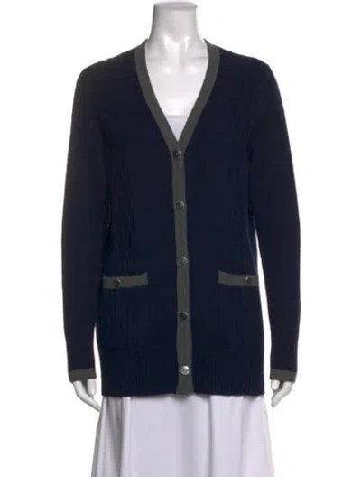 Pre-owned Chanel 2018 Paris-hamburg Sweater In Blue