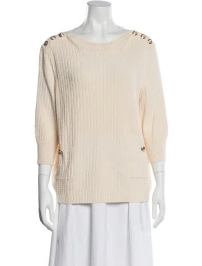 Pre-owned Chanel 2018 Paris-hamburg Sweater In Neutral