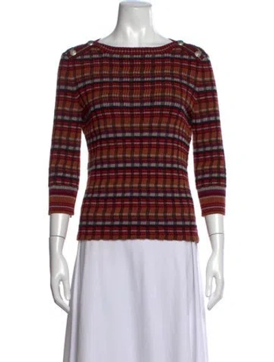 Pre-owned Chanel 2018 Paris-hamburg Sweater In Orange