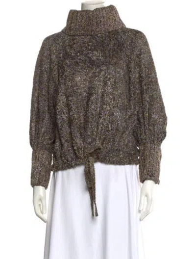 Pre-owned Chanel 2018 Printed Blouse In Black