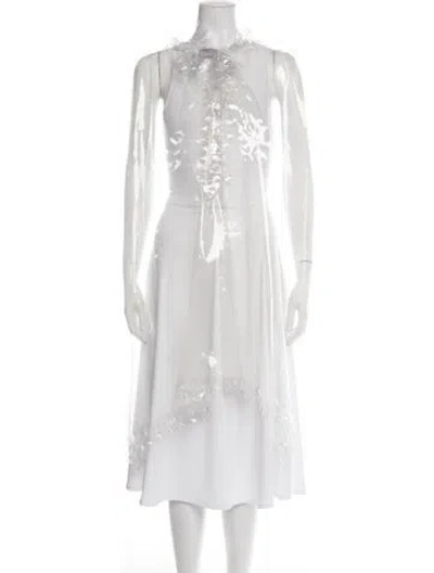Pre-owned Chanel 2018 Pvc Coat In Transparent
