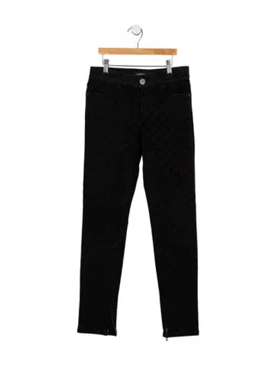 Pre-owned Chanel 2018 Skinny Leg Jeans In Black