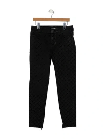 Pre-owned Chanel 2018 Skinny Leg Jeans In Black