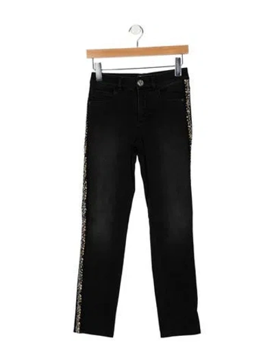Pre-owned Chanel 2018 Skinny Leg Jeans In Black