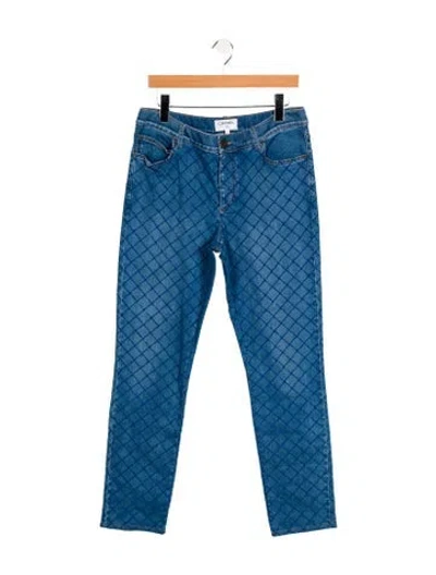 Pre-owned Chanel 2018 Skinny Leg Jeans In Blue