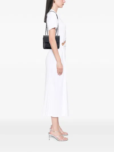 Pre-owned Chanel 2018 Small Quilted Goatskin Cc Box Flap Shoulder Bag In Black