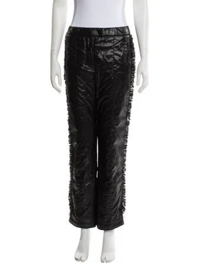 Pre-owned Chanel 2018 Straight Leg Pants In Gray