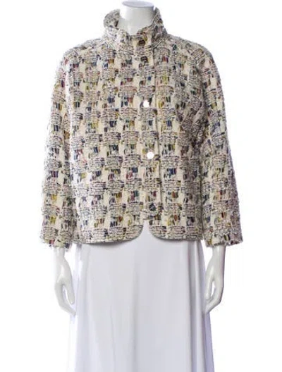 Pre-owned Chanel 2018 Tweed Jacket In Multi
