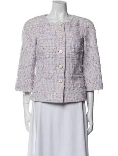 Pre-owned Chanel 2018 Tweed Pattern Blazer