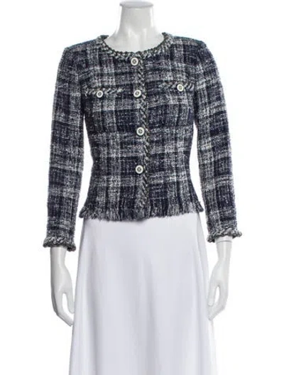 Pre-owned Chanel 2018 Tweed Pattern Evening Jacket