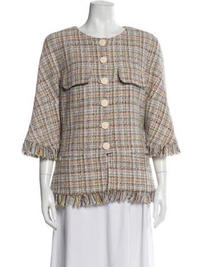 Pre-owned Chanel 2018 Tweed Pattern Jacket