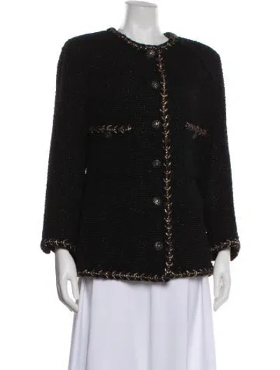 Pre-owned Chanel 2018 Tweed Pattern Jacket In Multi