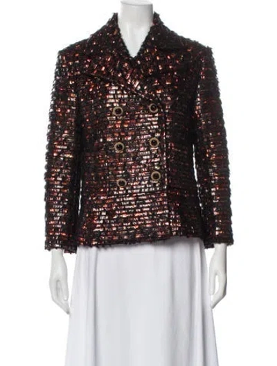 Pre-owned Chanel 2018 Tweed Pattern Jacket In Multi