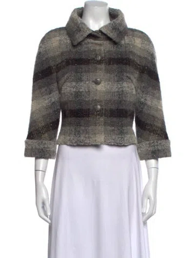 Pre-owned Chanel 2018 Wool Sweater In Grey