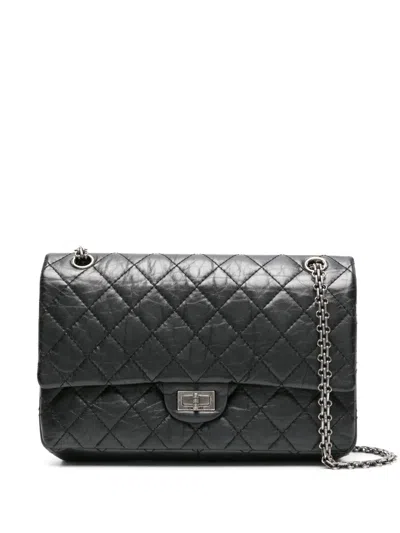 Pre-owned Chanel 2019 2.55 Shoulder Bag In Black