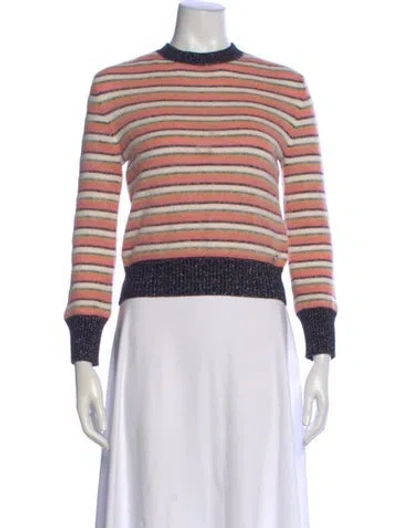 Pre-owned Chanel 2019 Alpaca Sweater In Pink