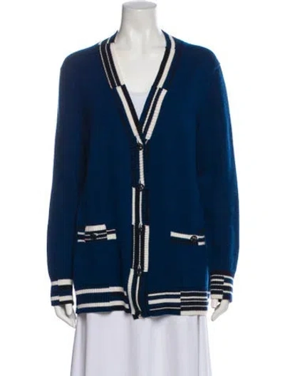 Pre-owned Chanel 2019 Cashmere Sweater In Blue