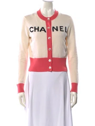 Pre-owned Chanel 2019 Cashmere Sweater In Neutral