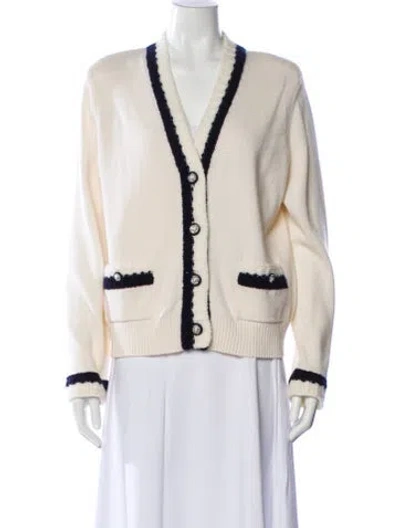 Pre-owned Chanel 2019 Cashmere Sweater In Neutral