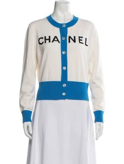 Pre-owned Chanel 2019 Cashmere Sweater In Neutral