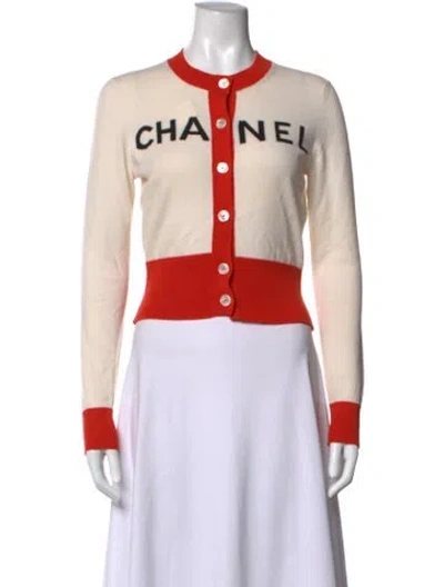 Pre-owned Chanel 2019 Cashmere Sweater In Red