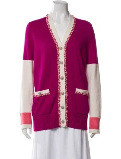 Pre-owned Chanel 2019 Cashmere Sweater W/ Tags In Pink