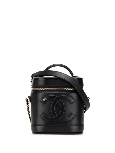Pre-owned Chanel 2019 Cc Lambskin Vanity Case Satchel