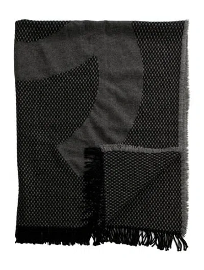 Pre-owned Chanel 2019 Cc Throw Blanket In Black