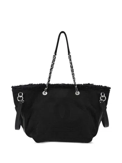 Pre-owned Chanel 2019 Cc Tote Bag In Black