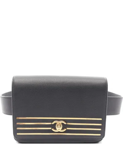 Pre-owned Chanel 2019 Cc-detail Belt Bag
