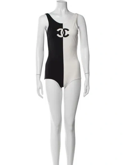 Pre-owned Chanel 2019 Coco Beach One-piece In Multi