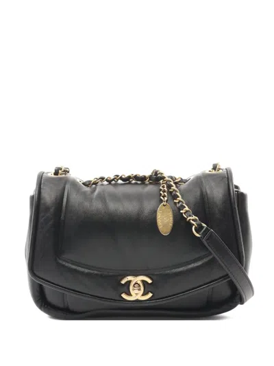 Pre-owned Chanel 2019 Coco Cuddle Shoulder Bag In Black
