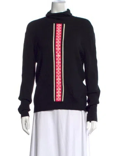 Pre-owned Chanel 2019 Coco Neige Sweater In Black