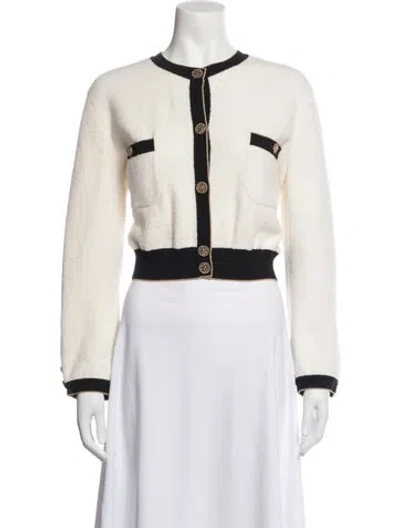 Pre-owned Chanel 2019 Crew Neck Sweater In Neutrals