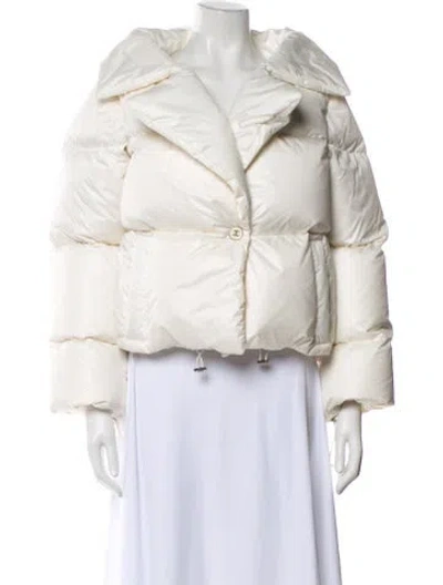 Pre-owned Chanel 2019 Down Jacket W/ Tags In Neutral