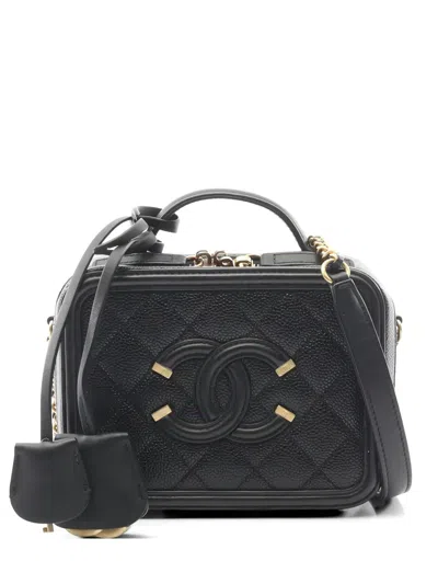 Pre-owned Chanel 2019 Figley Tote Bag In Black