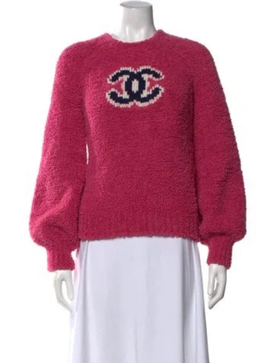 Pre-owned Chanel 2019 Fleece Sweatshirt In Pink