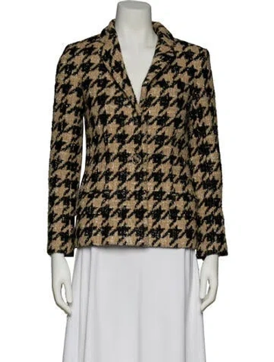 Pre-owned Chanel 2019 Houndstooth Blazer