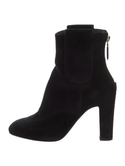 Pre-owned Chanel 2019 Interlocking Cc Logo Boots In Black